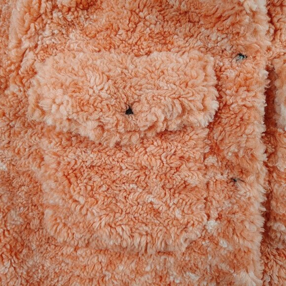 We the Free Jacket Womens XSmall Teddy Swing Faux Fur Peachy Pink - Picture 8 of 14